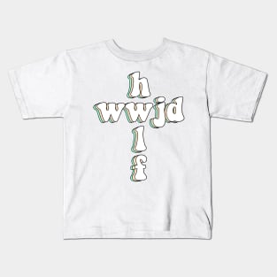 wwjd x hwlf Kids T-Shirt